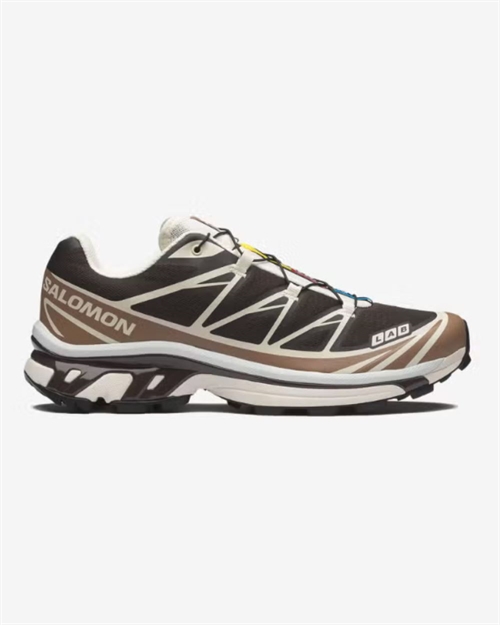 SALOMON SNEAKERS XT-6 BLACK COFFEE/BURRO/BITTER CHOCOLATE